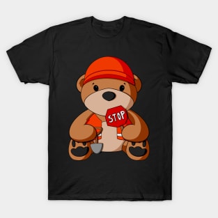 Construction Teddy Bear T-Shirt